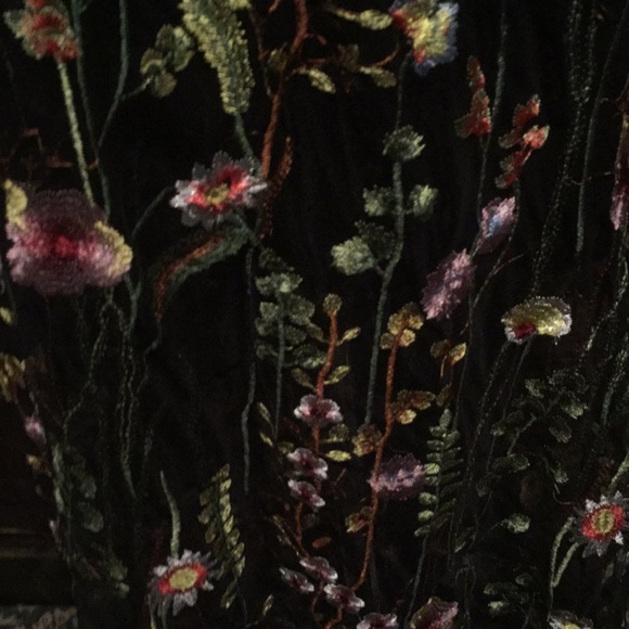 She + Sky Floral Embroidered Dress, Size L - Picture 7 of 8